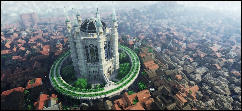 Illustration for article titled Game of Thrones King's Landing recreated with baffling precision in Minecraft